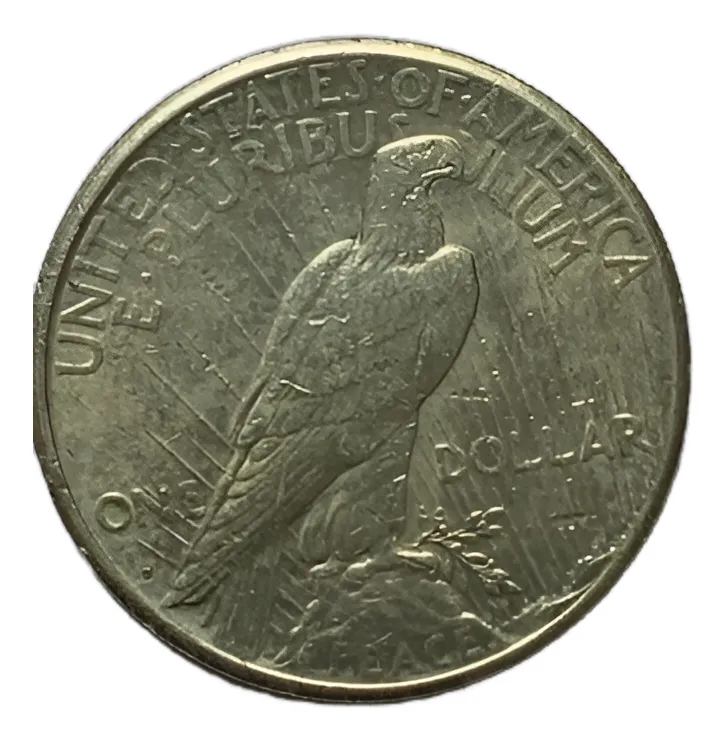 Robmar-USA-Peace Dólar-Plata 900 26,73g-1922(s)-Nº 22-Con Cápsula Protectora - Imagen 2