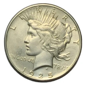 Robmar-USA-Peace Dólar-Plata 900 26,73g-1925-Nº 26-Con Cápsula Protectora