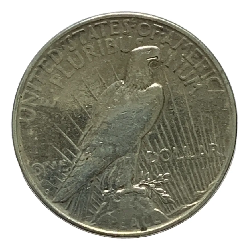 Robmar-USA-Peace Dólar-Plata 900 26,73g-1922(d)-Nº 21-Con Cápsula Protectora - Imagen 2