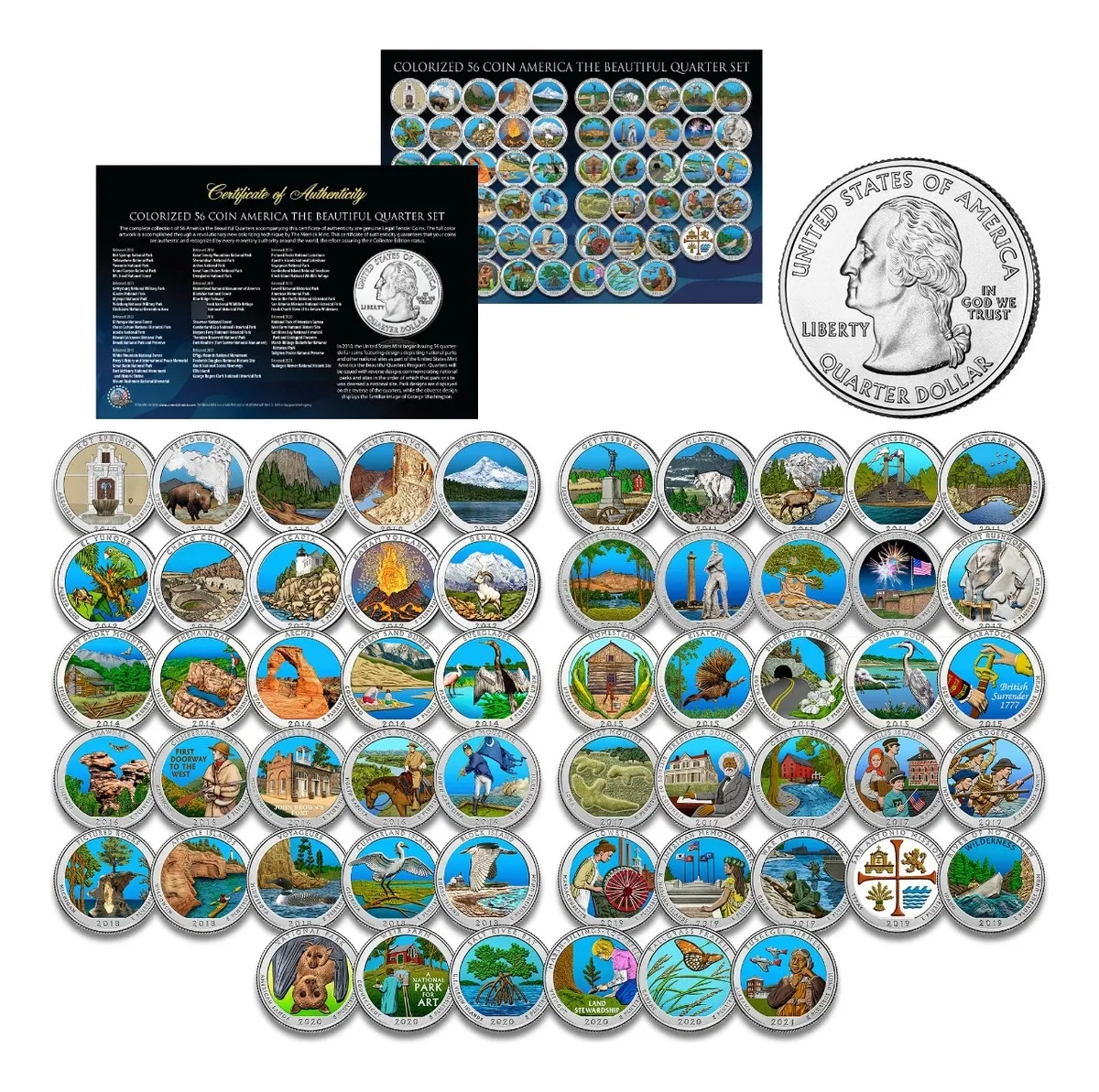 Robmar-USA-Quarter 25 Cents-2016-N°32-Parque Cumberland Gap - Imagen 3