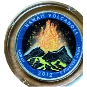 Robmar-USA-Quarter 25 Cents-2012-N°14-Parque Hawaii Volcan