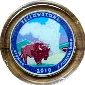 Robmar-USA-Quarter 25 Cents-2010-N°2-Parque Yellowstone