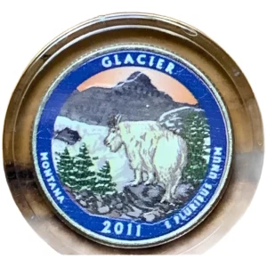 Robmar-USA-Quarter 25 Cents-2011-N°7-Parque Glacier