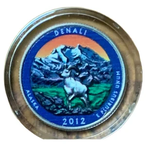 Robmar-USA-Quarter 25 Cents-2012-N°15-Parque Denali