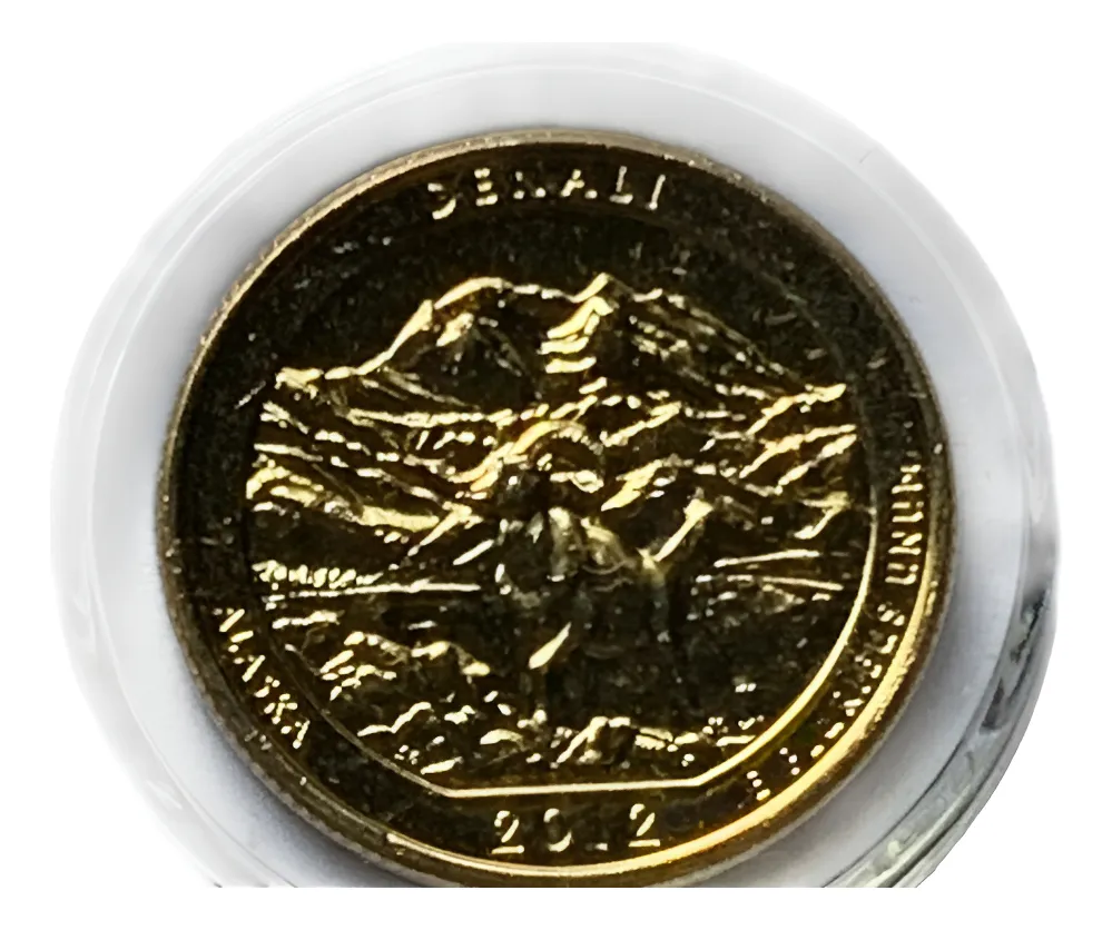Robmar-USA-Quarter Bañado En Oro 24k-2012-N°15-Monte Denali