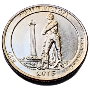 Robmar-USA-Quarter Bañado En Oro 24k-2013-N°17-Perry Victory