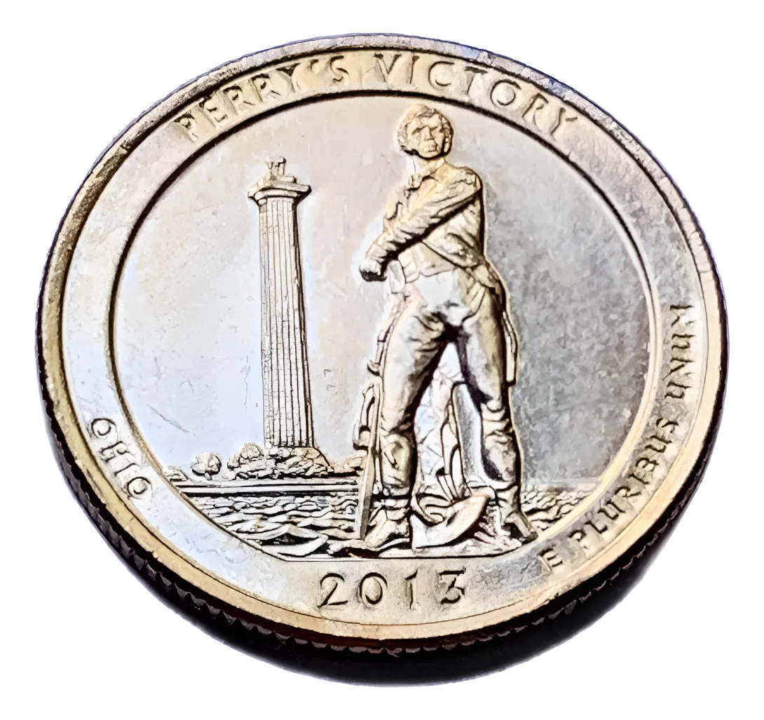 Robmar-USA-Quarter Bañado En Oro 24k-2013-N°17-Perry Victory