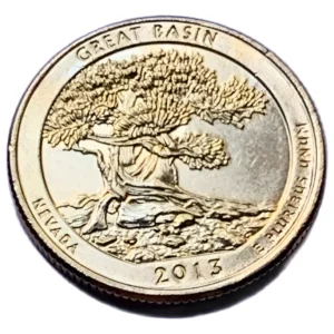 Robmar-USA-Quarter Bañado En Oro 24k-2013-N°18-Great Basin