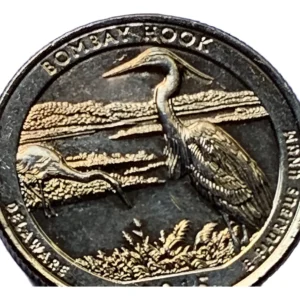 Robmar-USA-Quarter Bañado En Oro 24k-2015-N°29-Bombay Hook