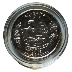 Robmar-USA-Quarter Bañado En Platino 24k-2003(d)-Alabama