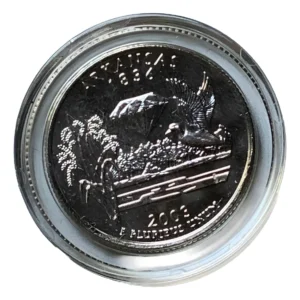 Robmar-USA-Quarter Bañado En Platino 24k-2003(d)-Arkansas