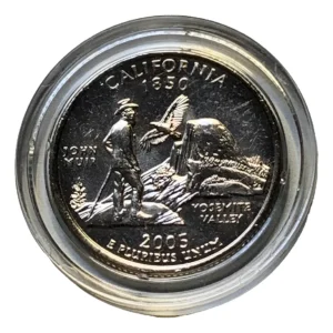 Robmar-USA-Quarter Bañado En Platino 24k-2005(d)-California