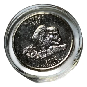 Robmar-USA-Quarter Bañado En Platino 24k-2005(d)-Kansas