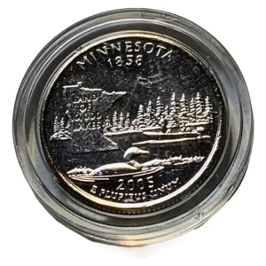Robmar-USA-Quarter Bañado En Platino 24k-2005(d)-Minnesota