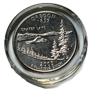 Robmar-USA-Quarter Bañado En Platino 24k-2005(d)-Oregon