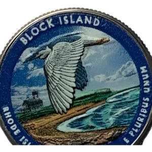 Robmar-USA-Quarter 25 Cents-2018-N°45-Parque Block Island