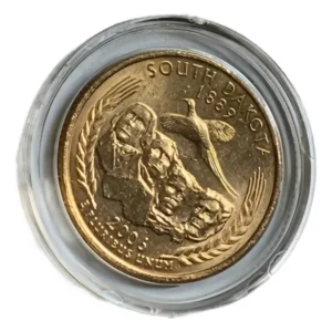 Robmar-USA-Quarter Bañado En Oro 24k-2006(p)-South Dakota