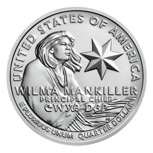 Robmar-USA-Quarter Serie American Women-N°3-Wilma Mankiller
