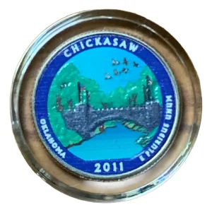 Robmar-USA-Quarter 25 Cents-2011-N°10-Parque Chickasaw