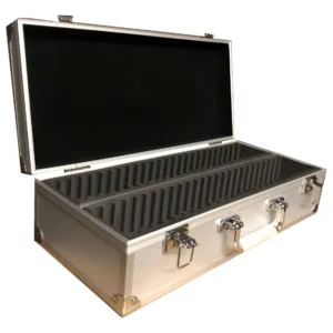 Robmar-USA-Valija Metálica-N°9-Vacía Para Guardar 50 Blisters