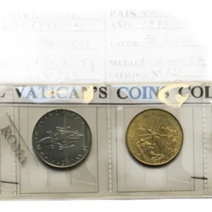 Robmar-vaticano Serie Con 4 Monedas Para Coleccion Unicas