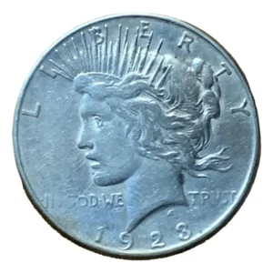 Robmar-USA-Morgan-Plata 900 26,73g-año 1923-historica-Con Cápsula Protectora